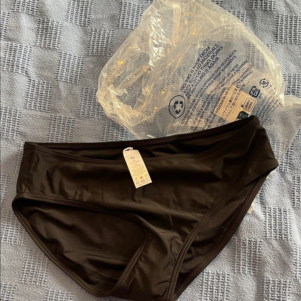Lands' End Black Bikini Bottom